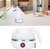 600ML Travel Folding Electric Kettle,Portable Silicone Collapsible Water Boiler,Fast Boiling Mini Electric Kettle for Travel,Hotel&Outdoor