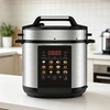 Stainless Steel Digital Electric Pressure Cooker,multi-functional Programmable Pressure Rice Cooker with 12 Preset Menus,household Multicooker for India Cuisine Soup Cake Steam
